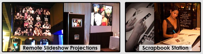 Photo booth projections scrapbook